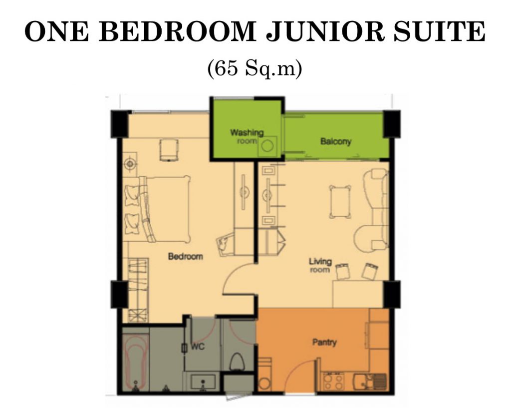 1 Bedroom Junior Suite ??? Jasmine Resort Sriracha